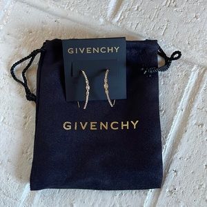 NWT Givenchy gold and cz threader earrings!